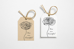 One Line Rose Bundle