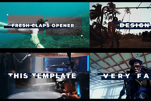 Fresh Claps Opener for After Effects, a Social Media Template by FlashFXbox