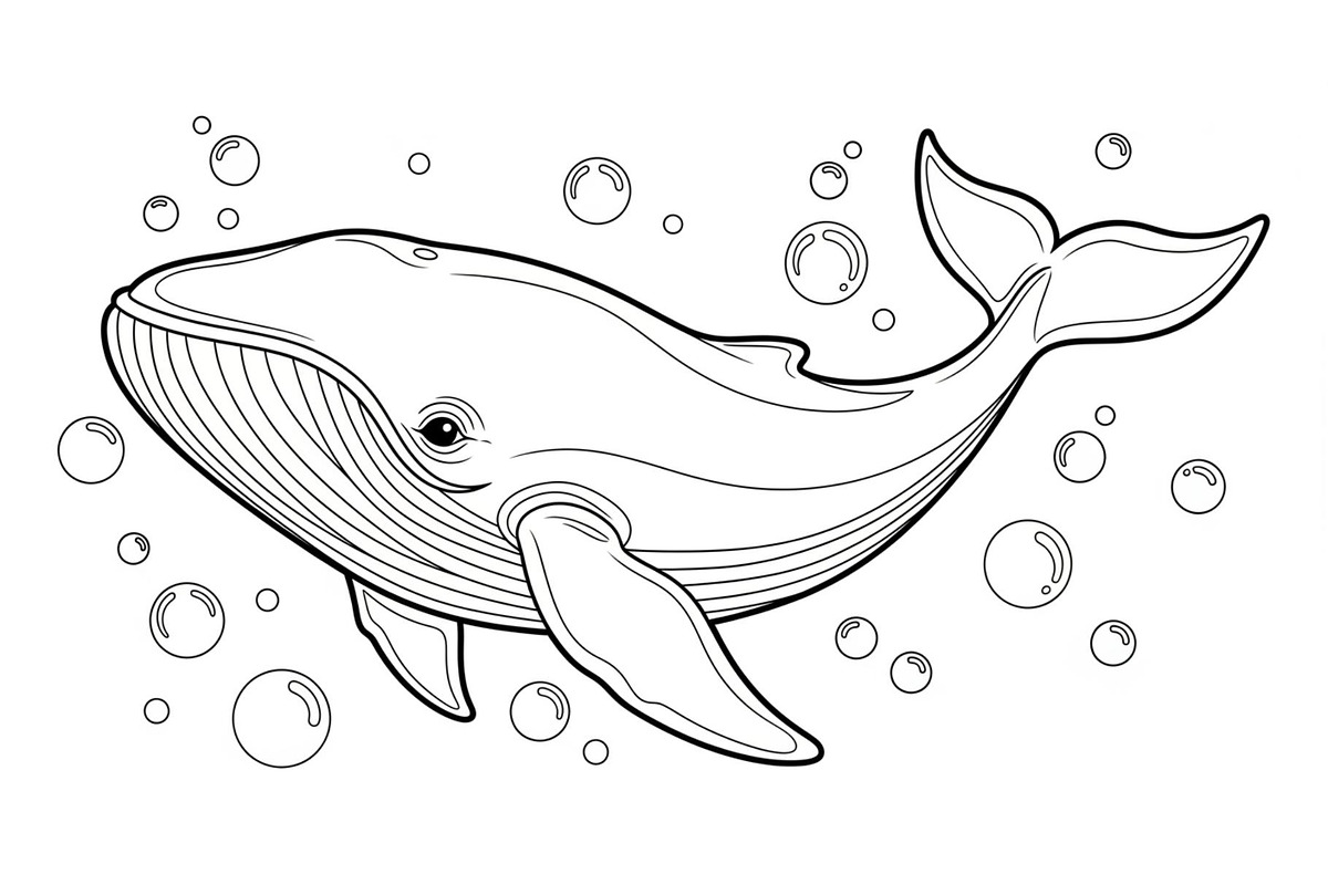 Whale Line Art Vector Bundle, an Illustration by yasushie (Photo 6 of 51)