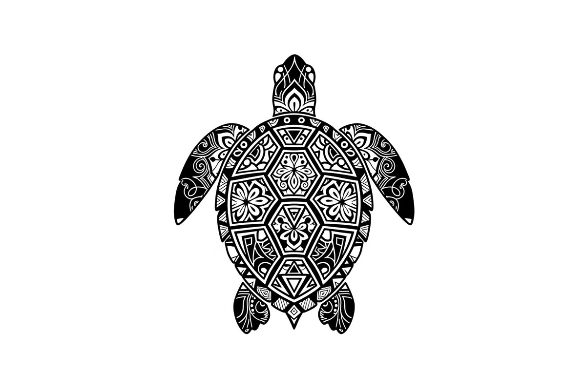 Mandala Sea Turtle SVG Bundle, an Illustration by yasushie (Photo 5 of 31)