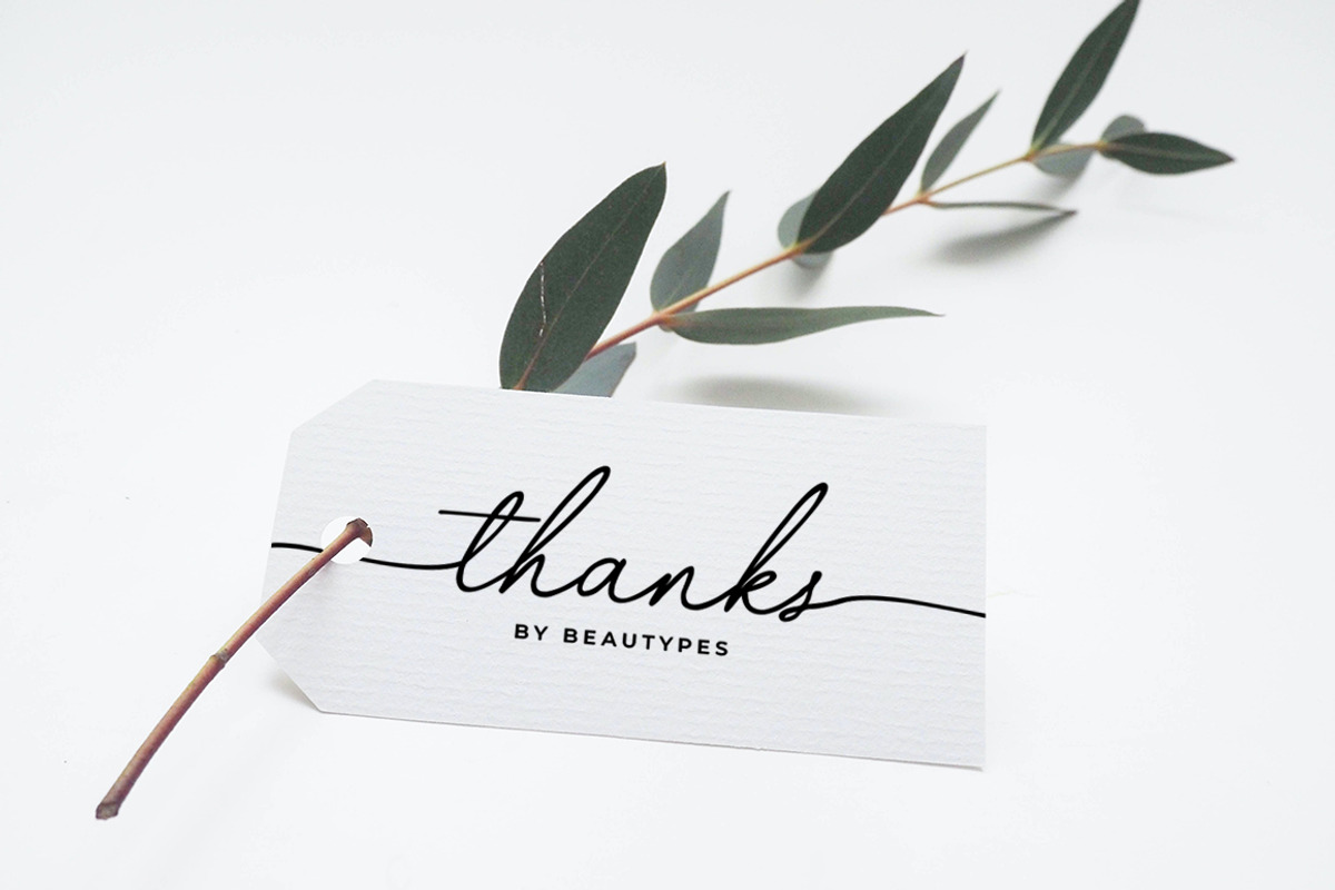 Koutella - a modern script, a Script Font by Beautypes (Photo 8 of 8)