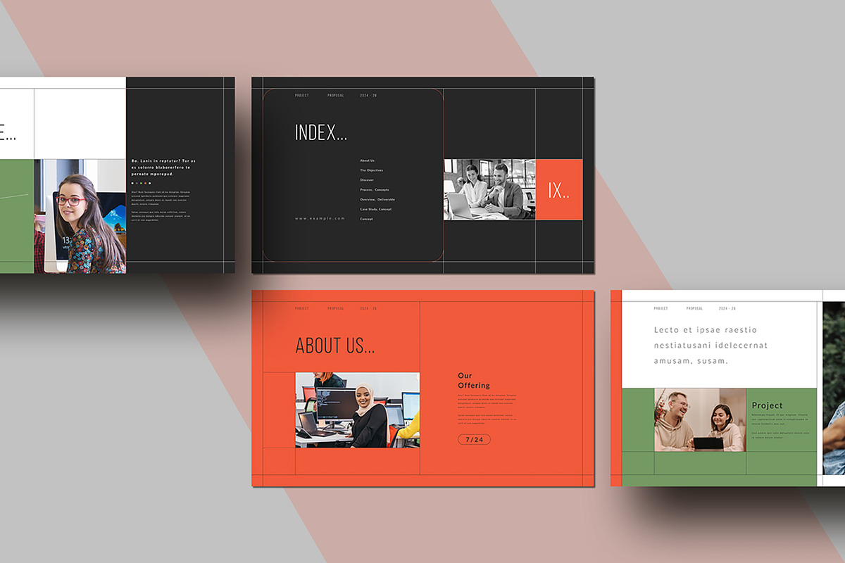 Project Proposal PowerPoint Template, a Presentation Template by White Graphic (Photo 6 of 9)