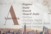 America Serif Font Family, a Serif Font by Anna Zakharchenko (Thumbnail 6 of 13)