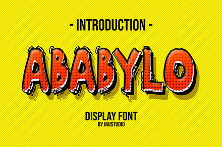 ABABYLO - Cartoon Display Font