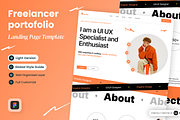 Visivibe - Freelancer Portfolio, a Landing Page Template by SLAB! Design (Thumbnail 1 of 4)
