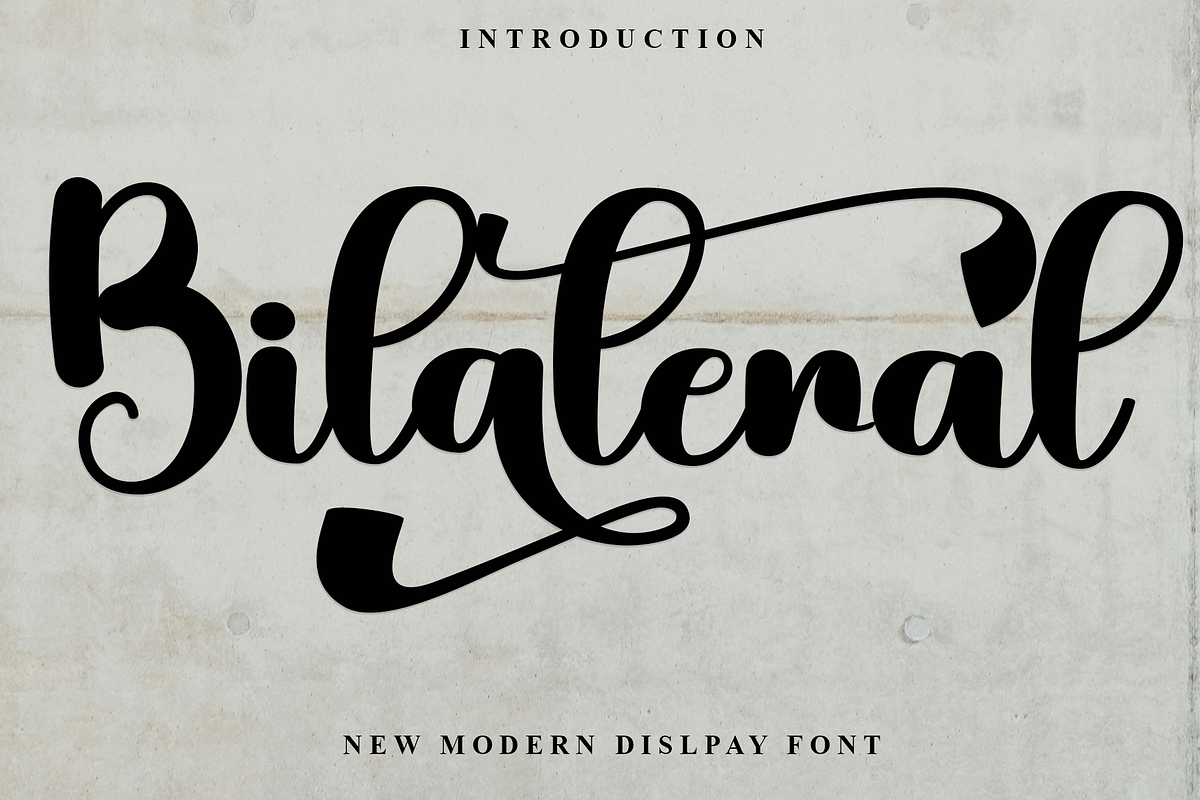 Bilateral, a Handwritten Font by FreshTypeINK (Photo 1 of 8)