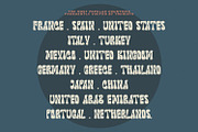 Compoun Nomeros Retro Psychedelic, a Sans Serif Font by Maulana Creative (Thumbnail 6 of 7)