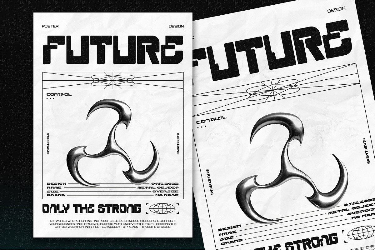 Phantom Novax Futuristic Y2k Family, a Sans Serif Font by Inviline.co (Photo 10 of 12)