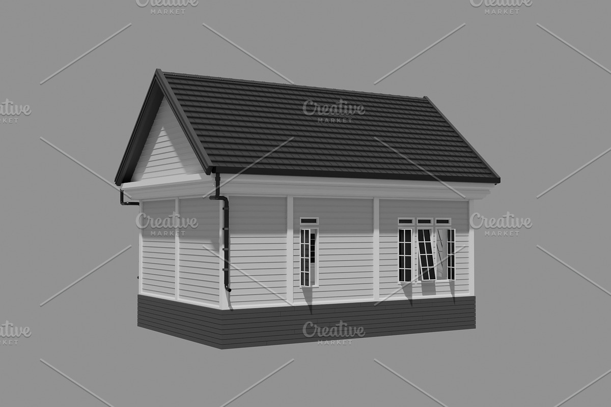 House Building - Type 1, an Architecture 3D Model by mrfauzi (Photo 5 of 22)