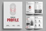 Company Profile Template, a Brochure Template by MightyDesign (Thumbnail 1 of 6)