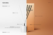 Painted Glass Reed Diffuser Mockup, a Household Mockup by creatsy5 (Thumbnail 3 of 12)