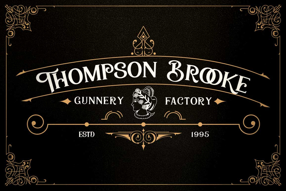 Zailander - Vintage Font + Logo Set, a Sans Serif Font by Dirtyline Studio (Photo 2 of 11)
