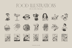 Food Print Poster Collection