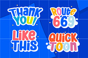 Dandy Jokes a Cartoon Comic Font, a Sans Serif Font by Rasiorise Studio (Thumbnail 8 of 11)
