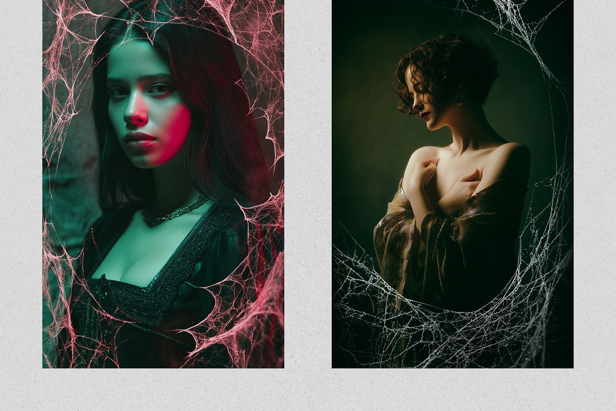 Spooky Spiderweb Overlays, a Texture Graphic by PhotoSpirit (Photo 4 of 8)