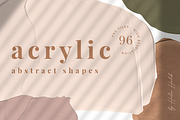 Acrylic abstract shapes part I, a Texture Graphic by Helen Halik art (Thumbnail 1 of 7)
