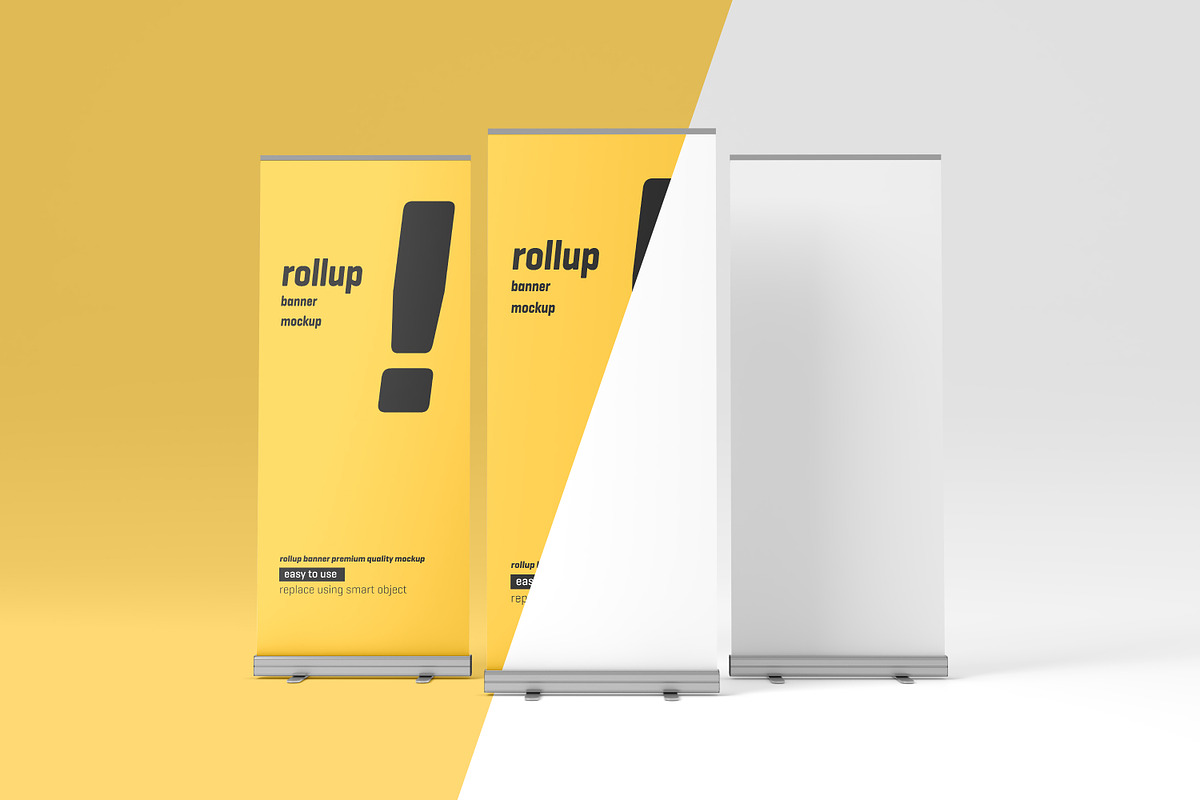 Roll Up Banner Mockup, an Advertising Mockup by Toasin Studio (Photo 2 of 23)