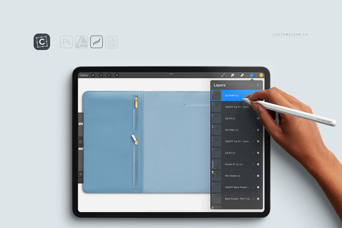 Azulejo - Digital Planner Creator, a Product Mockup by Custom Scene (Photo 9 of 12)