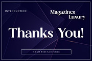 Magazines Luxury, a Sans Serif Font by Wow Magic (Thumbnail 3 of 3)