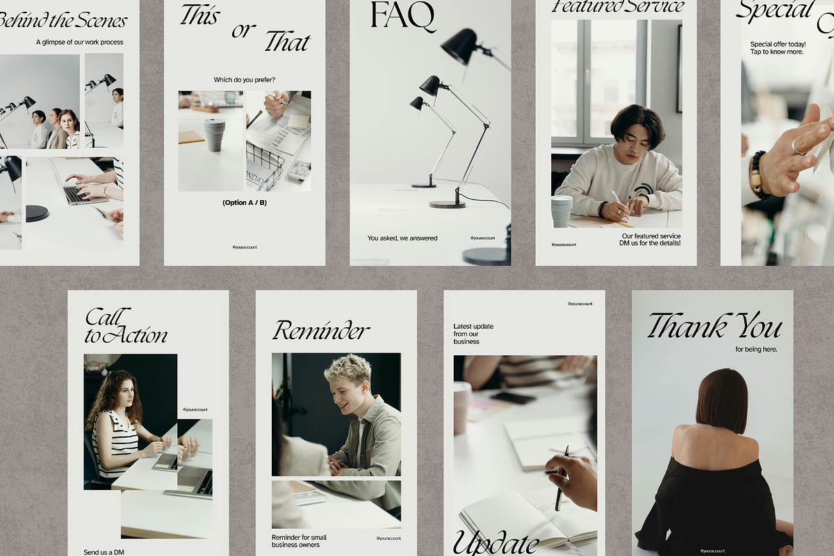 Small Business Instagram Templates, a Social Media Template by ShowUp! Studio (Photo 5 of 12)