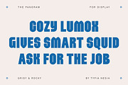 Grisy & Rocky - Condensed Bold Sans, a Font by Typia Nesia (Thumbnail 6 of 16)