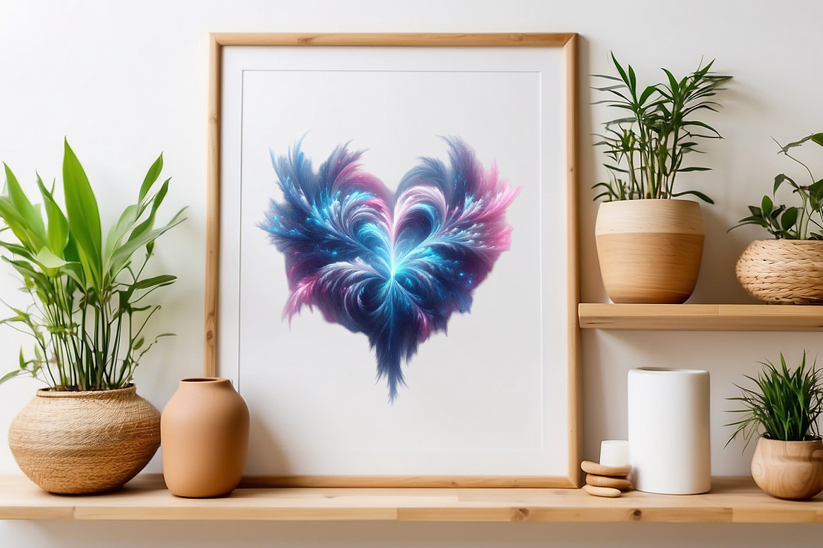 Cute Smoke Heart Clipart Sublimation, a Seasonal Illustration by Craft Nest (Photo 6 of 6)