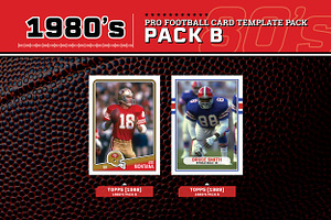 Pro Football Card Templates