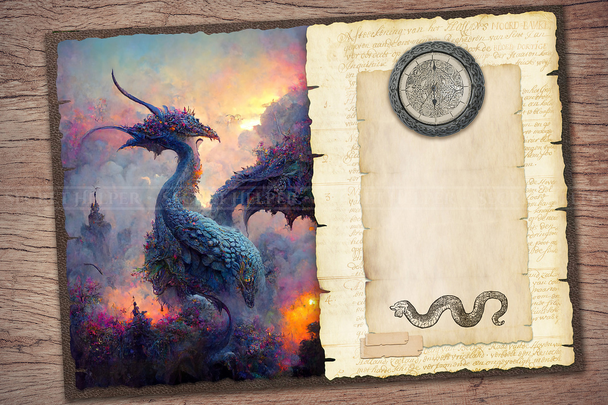 Fantasy Scrapbook Kit, an Illustration by Secret Helper (Photo 5 of 8)