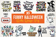 Funny Halloween Quotes Design Png, an Illustration by RobertsArt (Thumbnail 1 of 3)