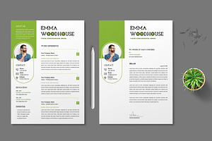 Resume Template Design Layout, a Resume Template by MightyDesign