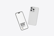 iPhone 15 Pro Max Mockup, an iPhone Mockup by UnicDesign (Thumbnail 10 of 10)