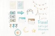 Hot air Balloon bear watercolor, an Illustration by Lolytop Studio (Thumbnail 2 of 7)