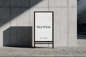 Modern Urban Street Sign Mockup, a Mockup by Northink