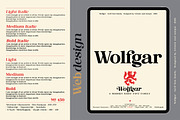 Wolfgar - Serif Font Family, a Serif Font by Artistic & Unique (Thumbnail 9 of 15)