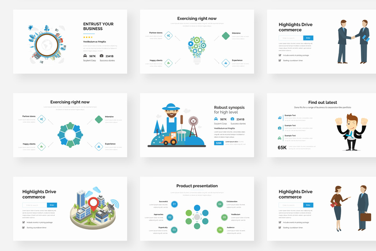 Engine Marketing Powerpoint Template, a Presentation Template by One ...