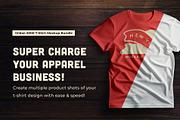 T-Shirt PSD Mockup Bundle, a Shirt Mockup by SUH-NY (Thumbnail 1 of 9)