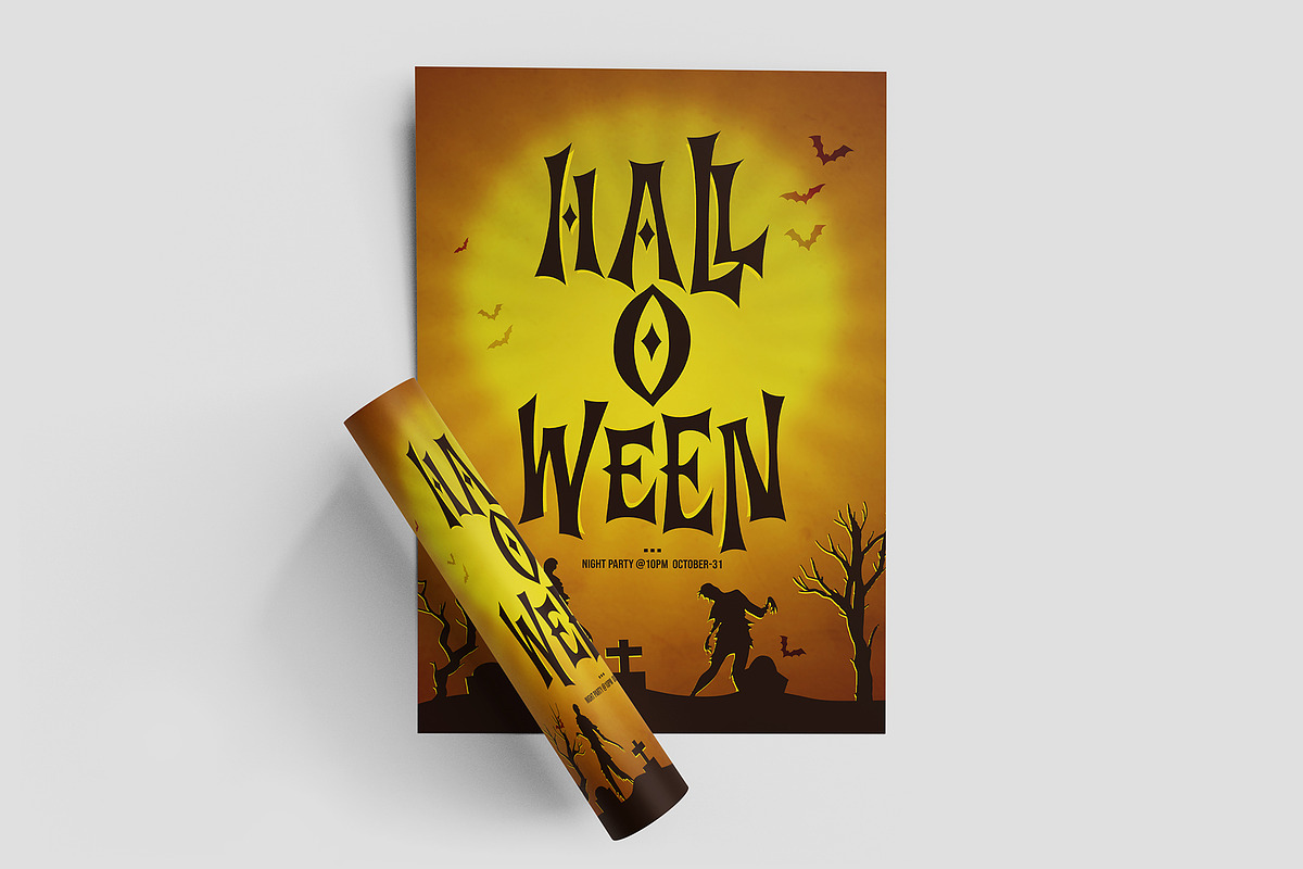 Halloween Poster/Flyer Bundle Vol.2, a Poster Template by Black Spade Design (Photo 6 of 6)