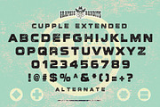 Cupple Extended     5 Font Family, a Serif Font by Graphic Bandits (Thumbnail 6 of 7)