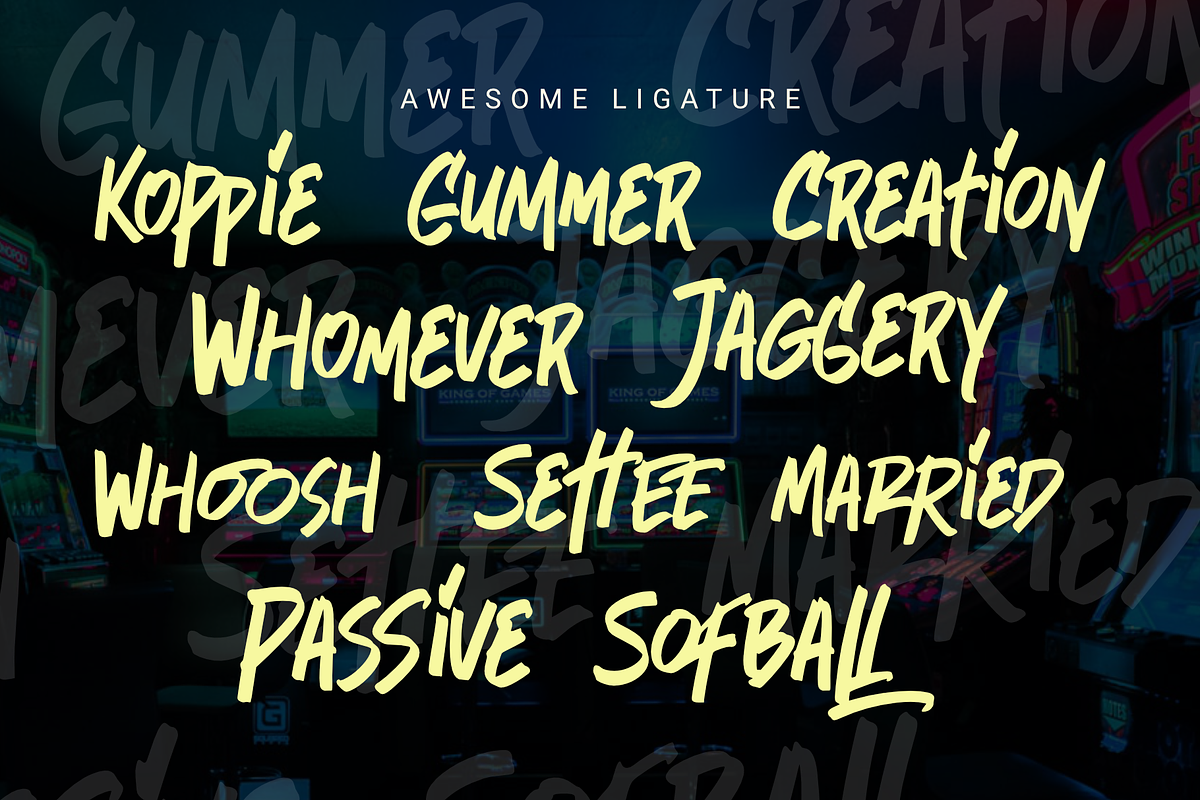 Reallocated, a Font by Dumadistyle (Photo 6 of 9)
