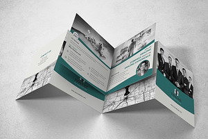 Corporate Square Bifold Brochure