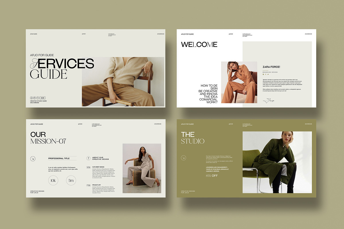 ARJO | Services and Pricing Guide, a Presentation Template by creathrivestudio