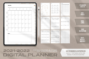 Digital PDF Planner Templates