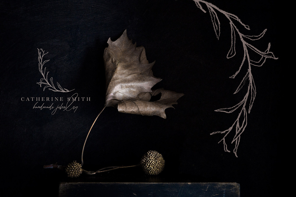 Delicate Greenery Watercolor+Pencil, a Texture Illustration by Inky Jar Design Studio (Photo 5 of 15)