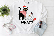 Angry Cat Christmas PNG, an Illustration by Craft Nest (Thumbnail 3 of 6)