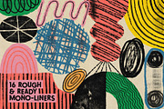 Monomania Liners for Photoshop, a Brush Add-On by True Grit Texture Supply (Thumbnail 2 of 7)
