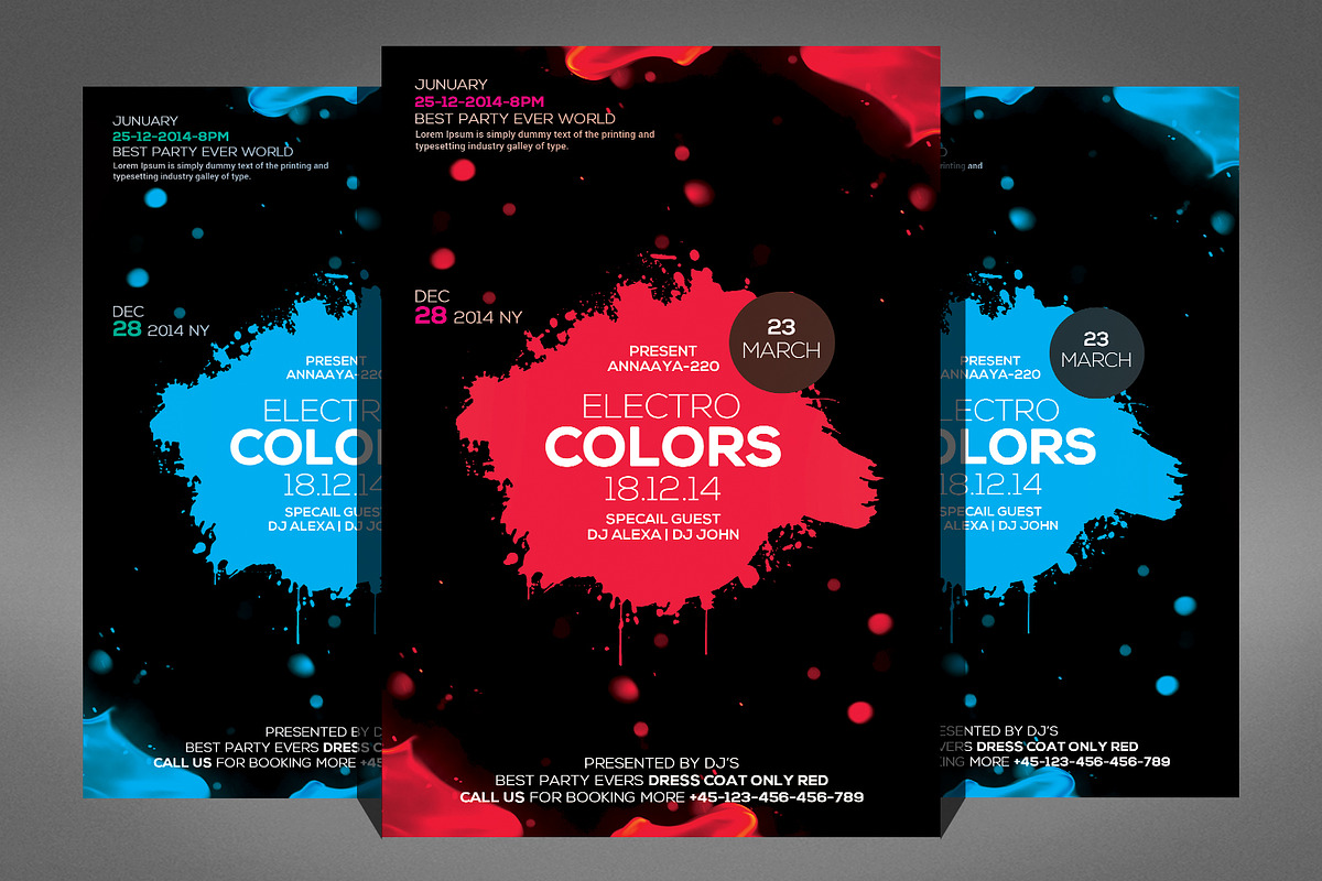 100 Party Flyer Bundle, a Flyer Template by Graphic Templates (Photo 7 of 101)