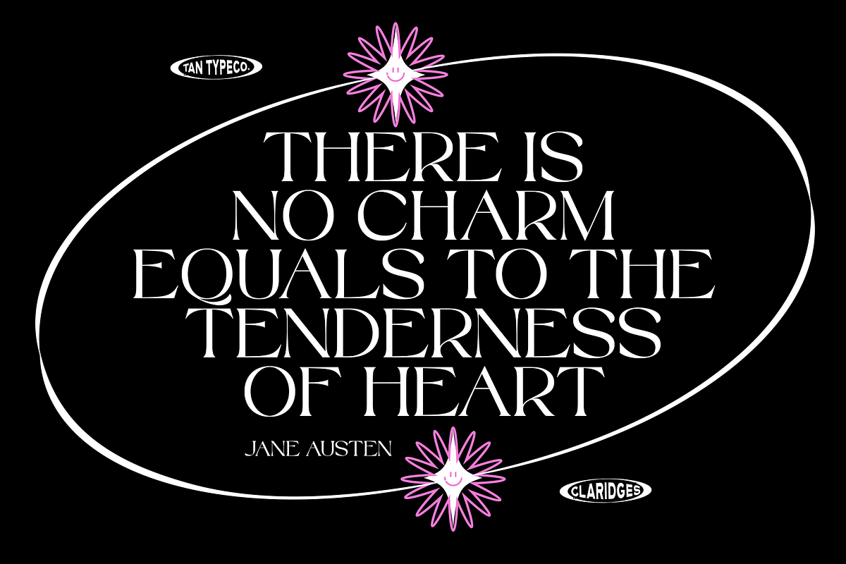 TAN - CLARIDGES, a Font by TanType (Photo 3 of 13)