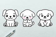 11 Cute Puppy Dog Character Doodle, an Animal Illustration by jongcreative (Thumbnail 6 of 6)