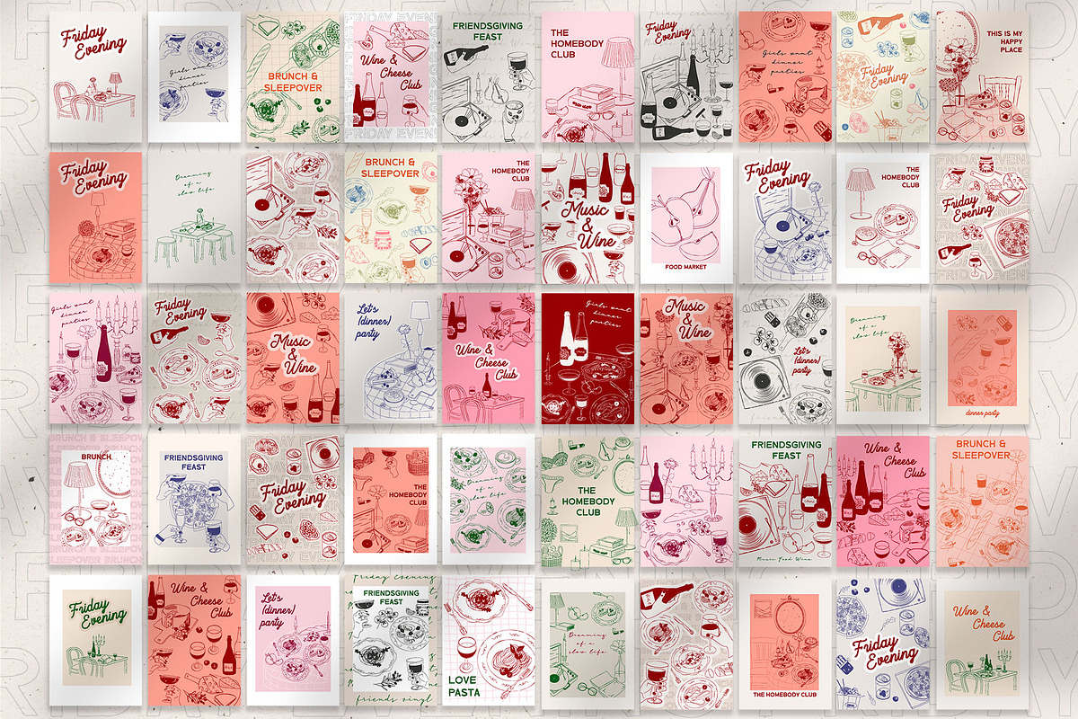 Friday Evening POSTERS, a Decorative Illustration by Mio Buono (Photo 7 of 12)
