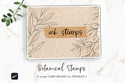 Procreate Ink Flowers Stamps, a Brush Add-On by Oh Mia Studio (Thumbnail 1 of 3)